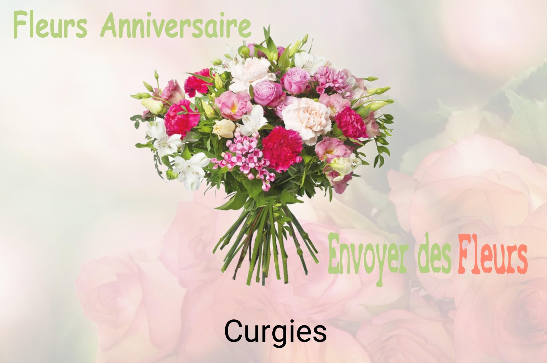 Bouquet de fleurs d’anniversaire livré à Curgies
